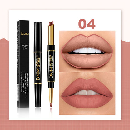 💄2-in-1 Vattenfast läppstift Lipliner