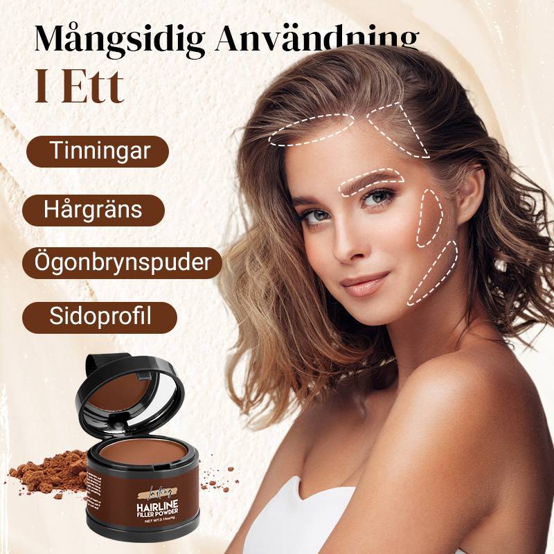 🔥Köp 1 få 1 gratis 💗 Hållbar Hårlinje Fyller Pulver