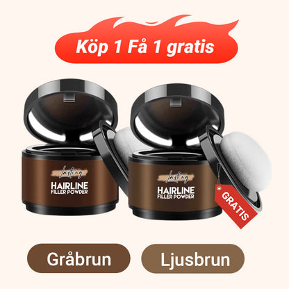 🔥Köp 1 få 1 gratis 💗 Hållbar Hårlinje Fyller Pulver