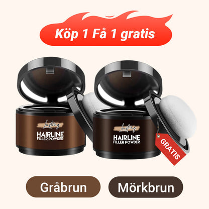 🔥Köp 1 få 1 gratis 💗 Hållbar Hårlinje Fyller Pulver