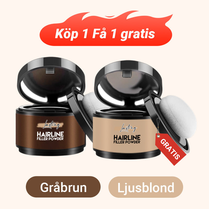 🔥Köp 1 få 1 gratis 💗 Hållbar Hårlinje Fyller Pulver