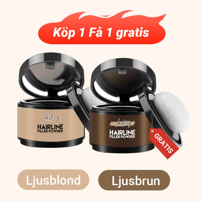 🔥Köp 1 få 1 gratis 💗 Hållbar Hårlinje Fyller Pulver