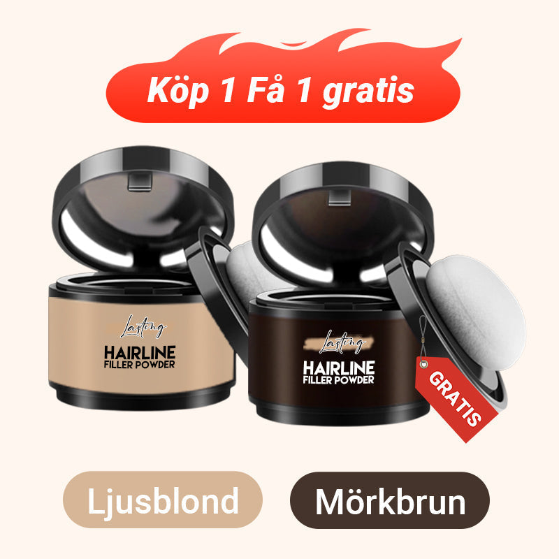 🔥Köp 1 få 1 gratis 💗 Hållbar Hårlinje Fyller Pulver