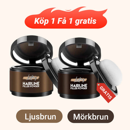 🔥Köp 1 få 1 gratis 💗 Hållbar Hårlinje Fyller Pulver