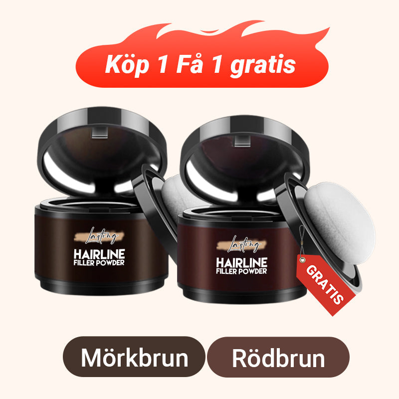 🔥Köp 1 få 1 gratis 💗 Hållbar Hårlinje Fyller Pulver